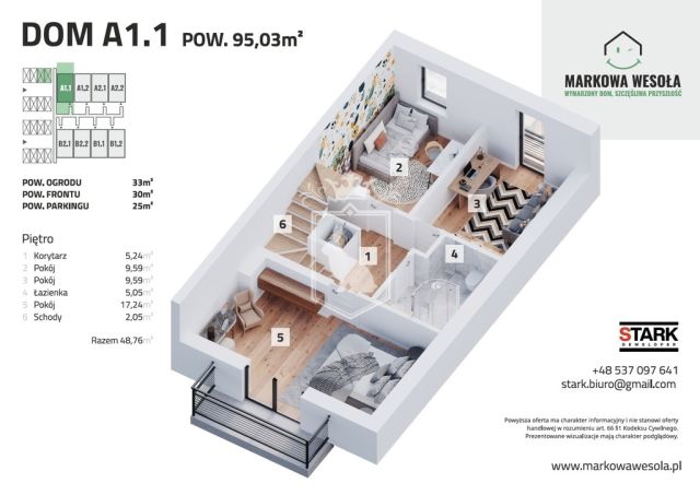 dom szeregowy, 5 pokoi Marki, ul. Wesoła. Zdjęcie 15