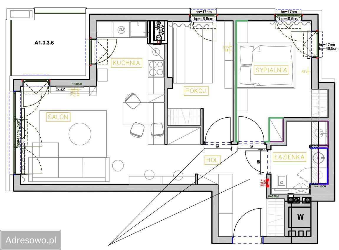 Mieszkanie 3-pokojowe Gdynia Działki Leśne, ul. Bydgoska. Zdjęcie 20