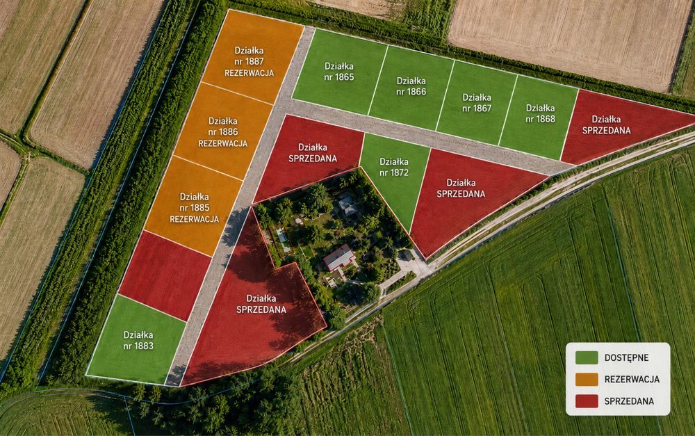 Działka rolno-budowlana Breń Osuchowski. Zdjęcie 4