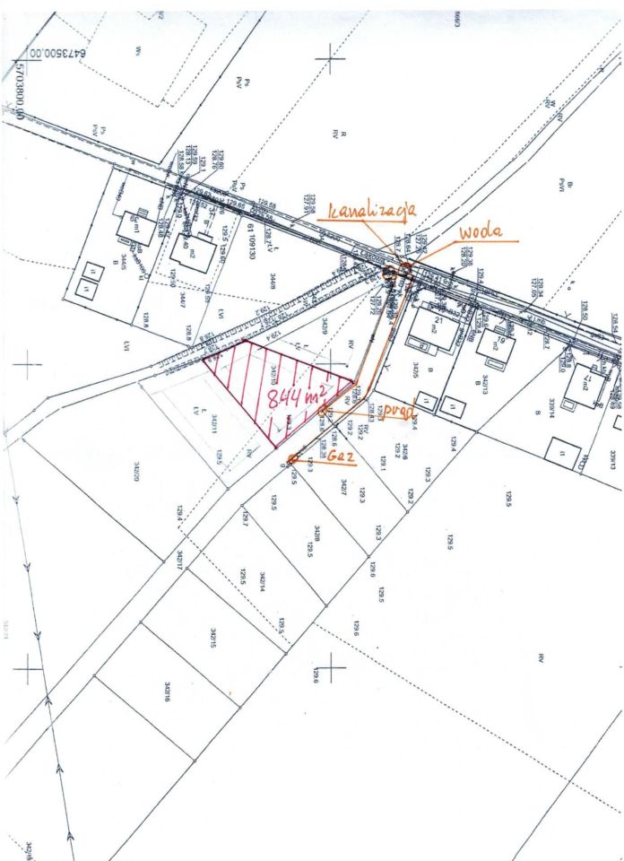 Działka budowlana Sośnie, ul. Łąkowa. Zdjęcie 2