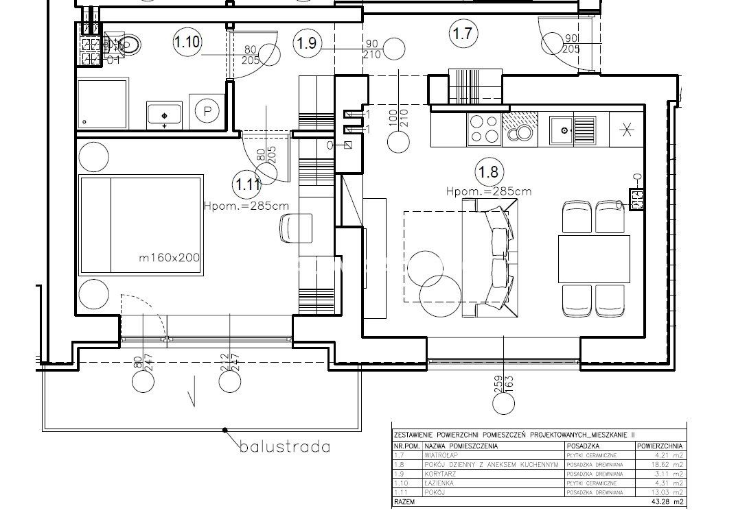 Mieszkanie 2-pokojowe Kalwaria Zebrzydowska, ul. Jagiellońska. Zdjęcie 11