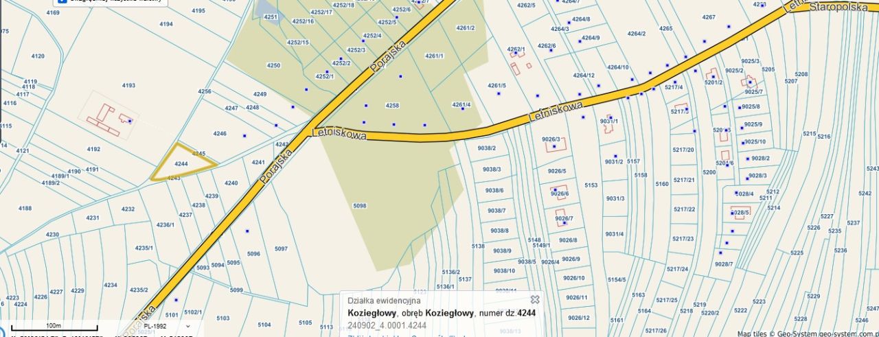 Działka rolna Koziegłowy Rosochacz, ul. Porajska. Zdjęcie 3