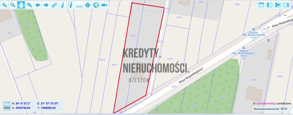 Działka budowlana Głogów Małopolski. Zdjęcie 7