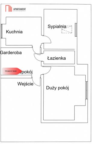 Mieszkanie 2-pokojowe Starogard Gdański, ul. Tadeusza Kościuszki. Zdjęcie 15