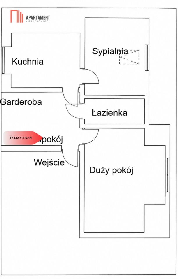Mieszkanie 2-pokojowe Starogard Gdański, ul. Tadeusza Kościuszki. Zdjęcie 15