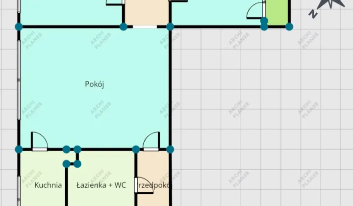 Mieszkanie 3-pokojowe Łódź Górna, ul. Juliana Ursyna Niemcewicza