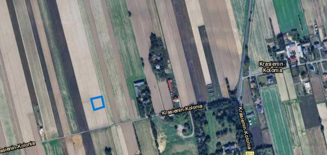 Działka budowlana Krasienin-Kolonia. Zdjęcie 3