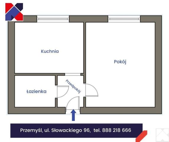 Mieszkanie 1-pokojowe Przemyśl, ul. Juliusza Słowackiego. Zdjęcie 8