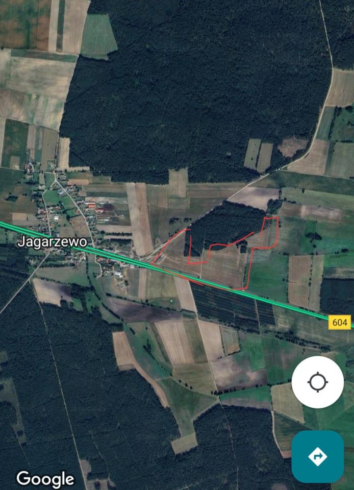 Działka rolna Jagarzewo. Zdjęcie 3