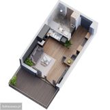 Mieszkanie 1-pokojowe Gliwice Śródmieście, ul. Stanisława Moniuszki. Zdjęcie 4