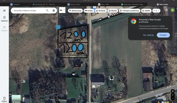 Działka budowlana Dąbie