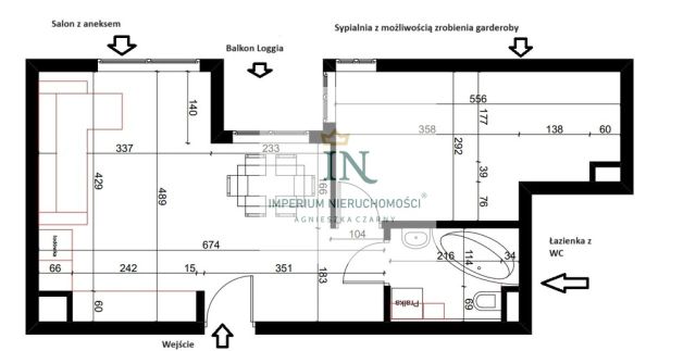 Mieszkanie 2-pokojowe Lublin Wrotków, ul. Henryka Wolińskiego. Zdjęcie 6