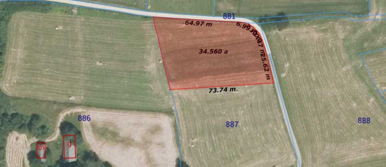 Działka budowlana Krużlowa Wyżna. Zdjęcie 2