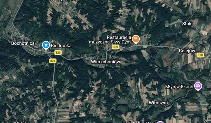 Działka rolna Wierzchoniów