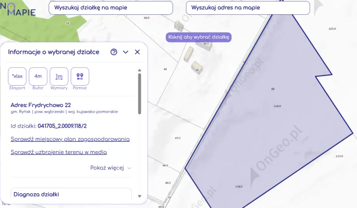 Działka rolna Myśliwiec