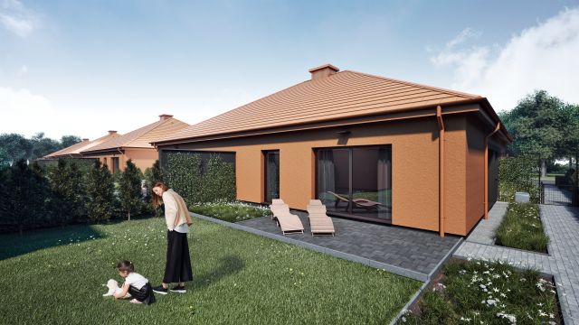 bliźniak, 4 pokoje Byków, ul. Olchowa. Zdjęcie 3