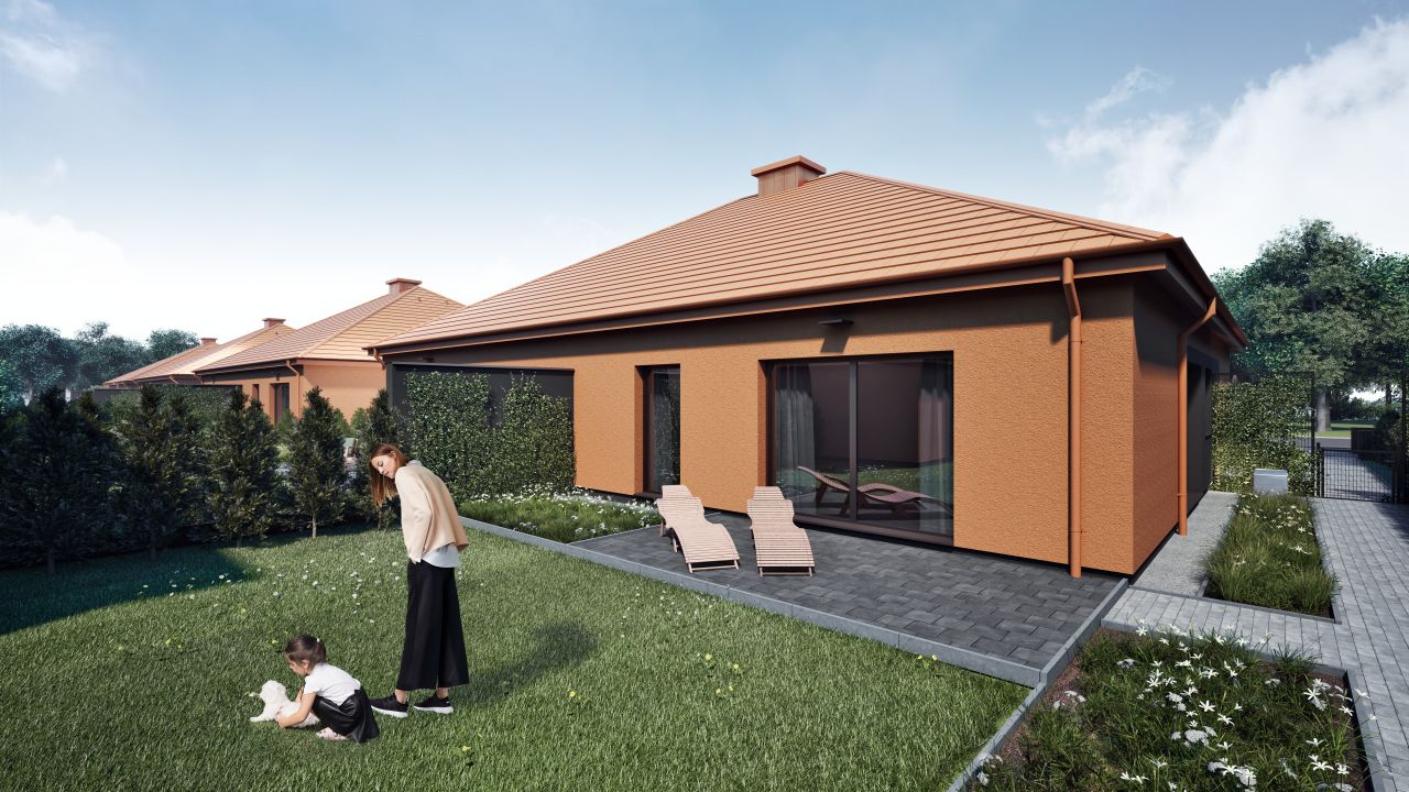 bliźniak, 4 pokoje Byków, ul. Olchowa. Zdjęcie 3