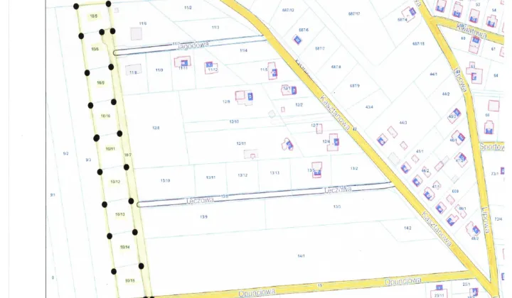 Działka budowlana Różanki