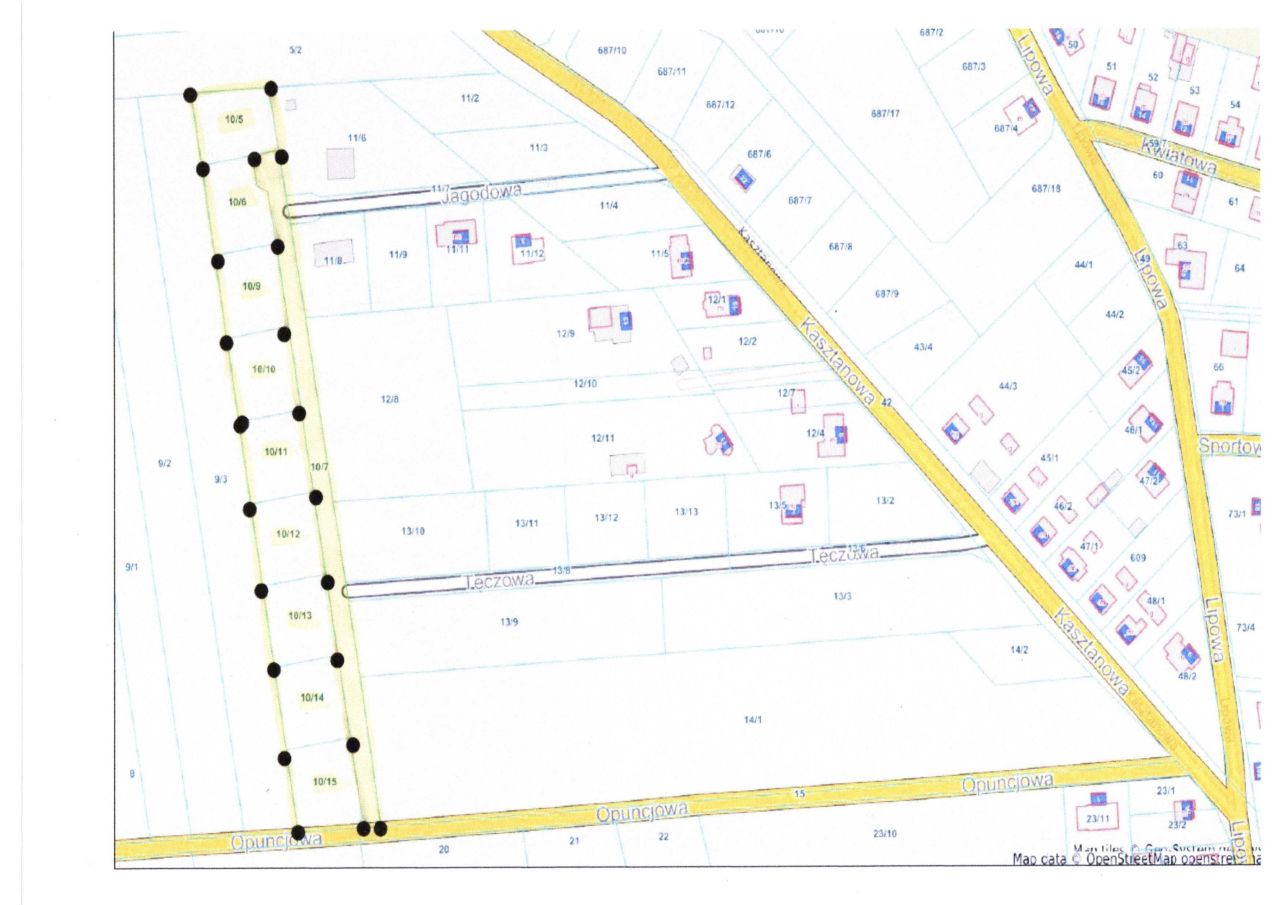 Działka budowlana Różanki