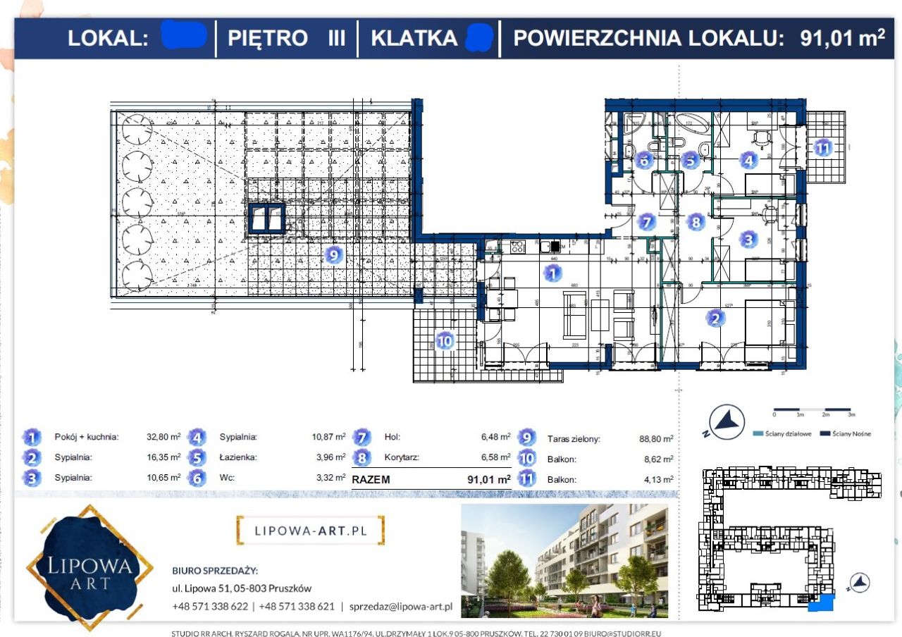 Mieszkanie 4-pokojowe Pruszków, ul. Lipowa. Zdjęcie 17