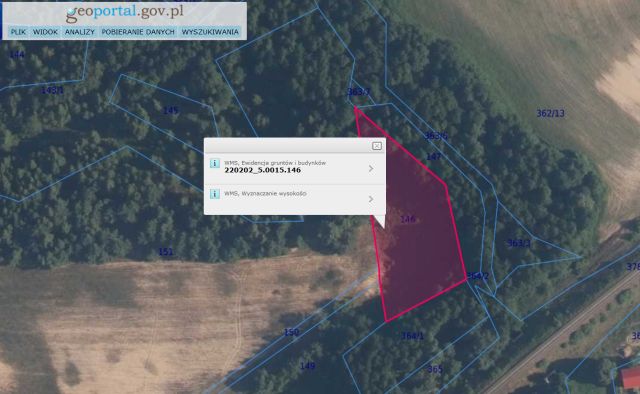 Działka rolna Męcikał Męcikał-Struga, -. Zdjęcie 1