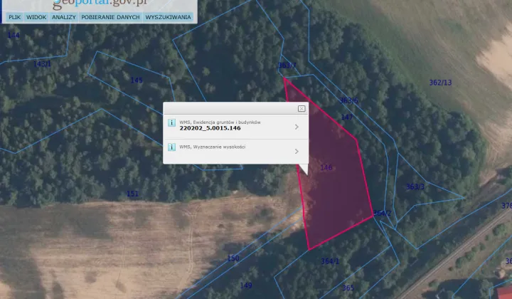 Działka rolna Męcikał Męcikał-Struga, -