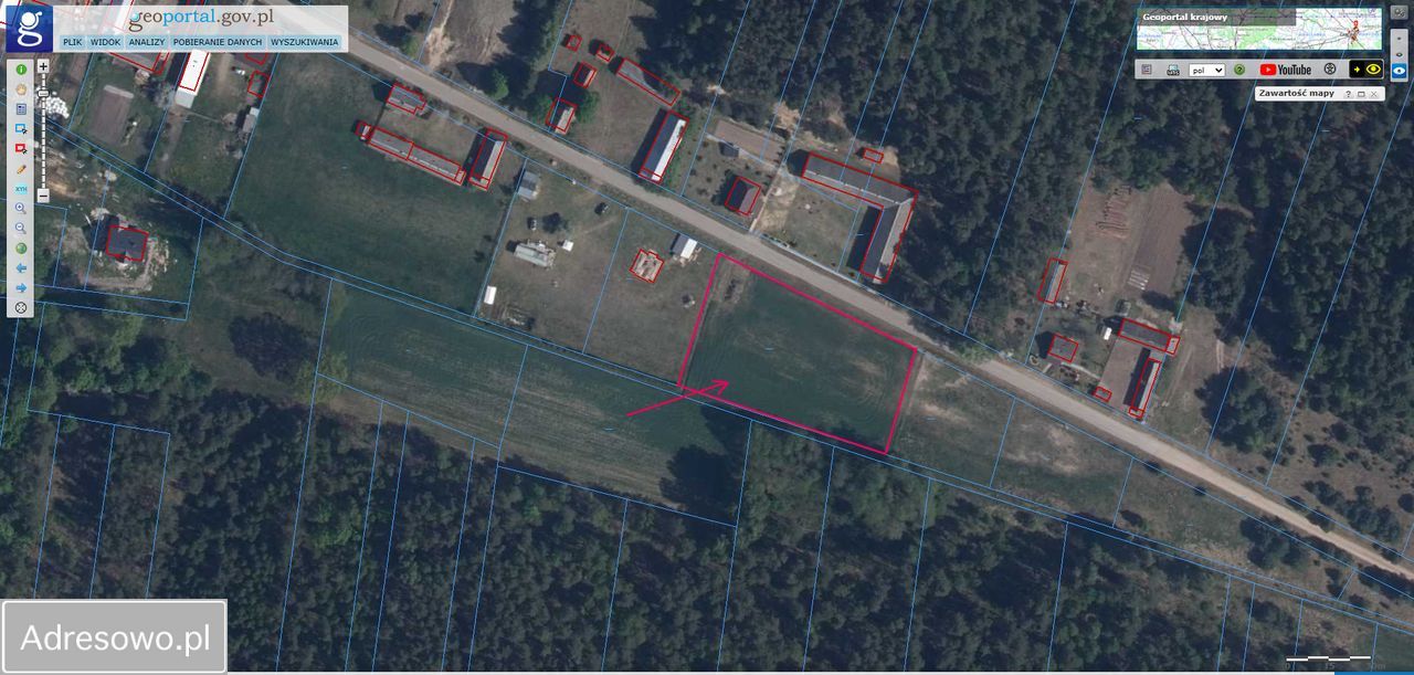 Działka budowlana Głębocz Wielki