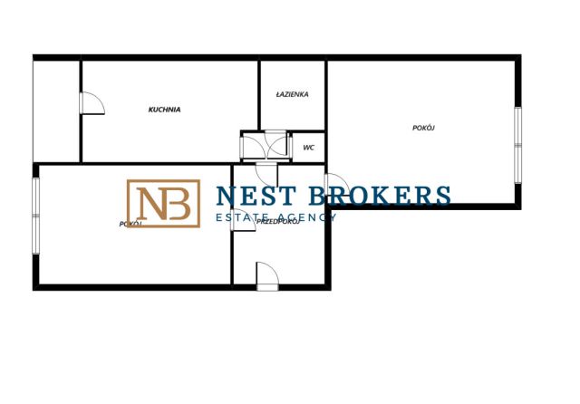 Mieszkanie 3-pokojowe Kraków Salwator, ul. Bolesława Komorowskiego. Zdjęcie 1