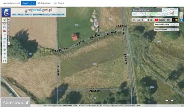 Działka budowlana Trzebieszowice