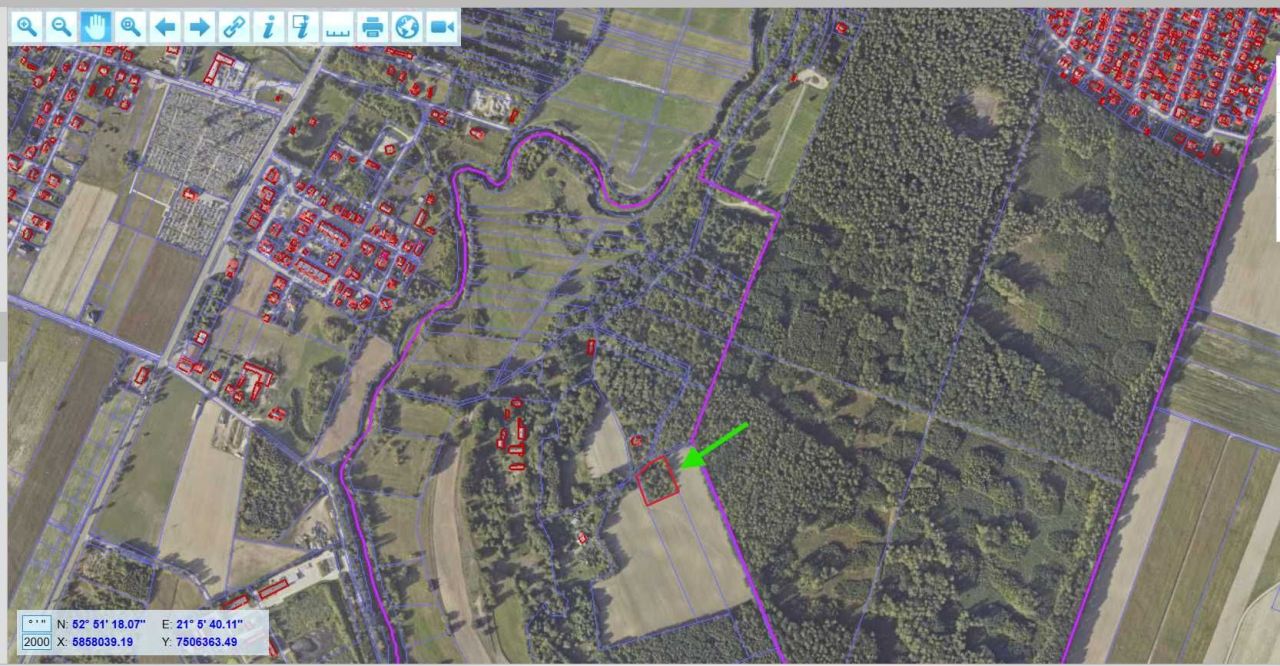 Działka budowlana Grzanka