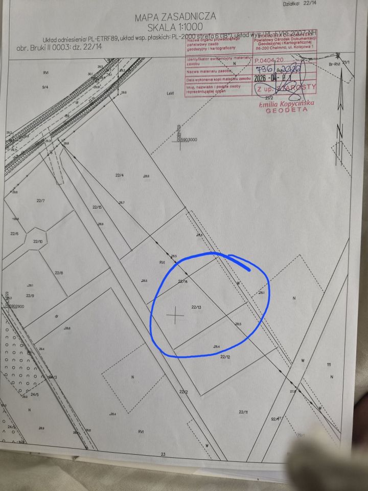 Działka budowlana Bruki Kokocka. Zdjęcie 4