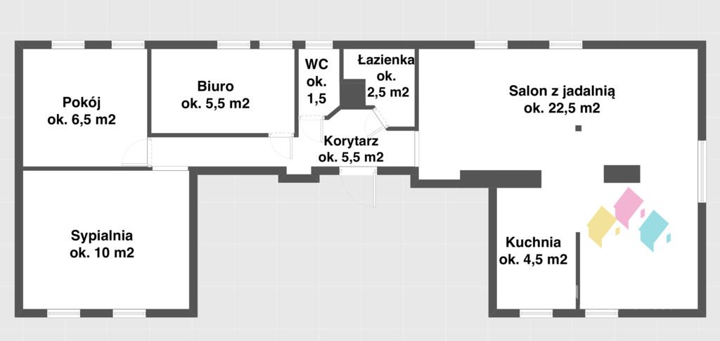 Mieszkanie 4-pokojowe Olsztyn, ul. Stanisława Moniuszki. Zdjęcie 16