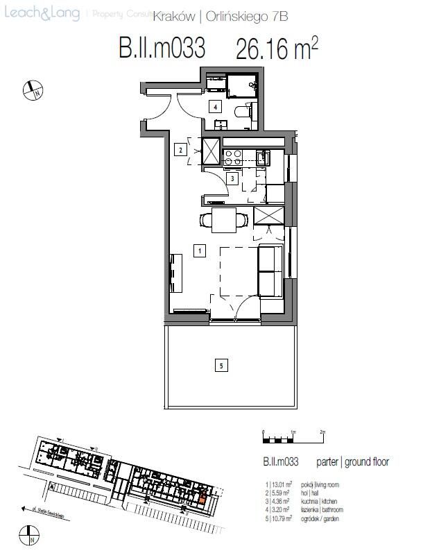 Mieszkanie 1-pokojowe Kraków Czyżyny, ul. Bolesława Orlińskiego. Zdjęcie 8