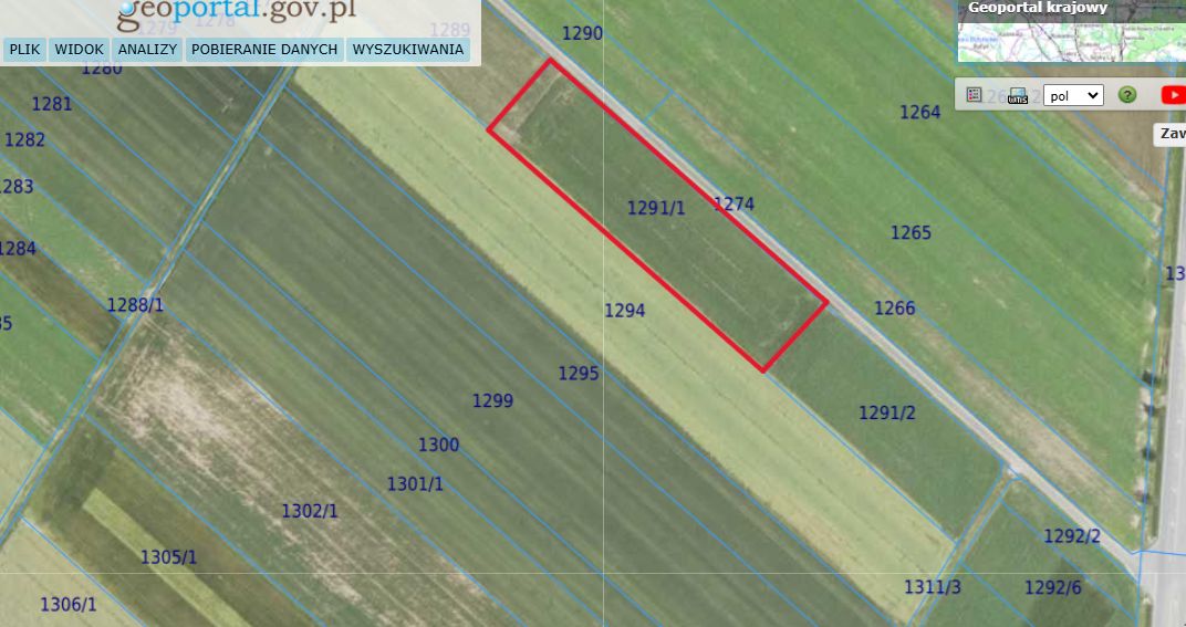 Działka rolno-budowlana Skołoszów, ul. Przemyska