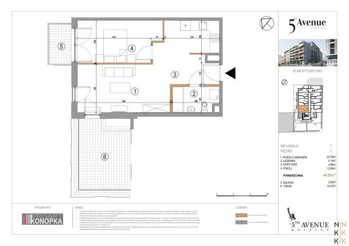 Mieszkanie 2-pokojowe Wrocław Stare Miasto, ul. gen. Romualda Traugutta. Zdjęcie 3