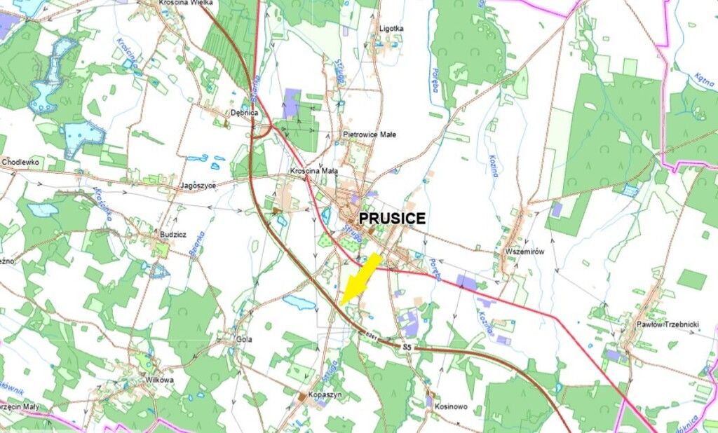 Działka inwestycyjna Prusice. Zdjęcie 10