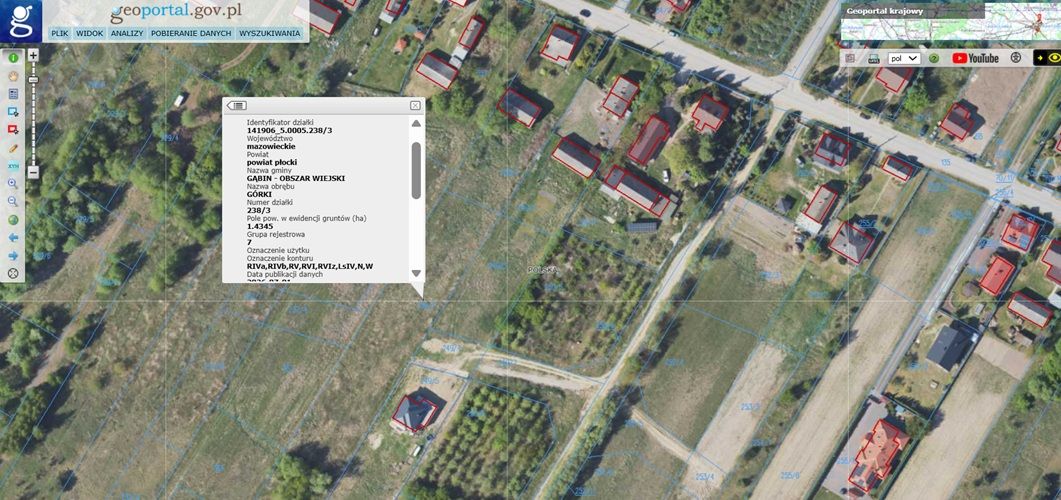 Działka budowlana Górki. Zdjęcie 1