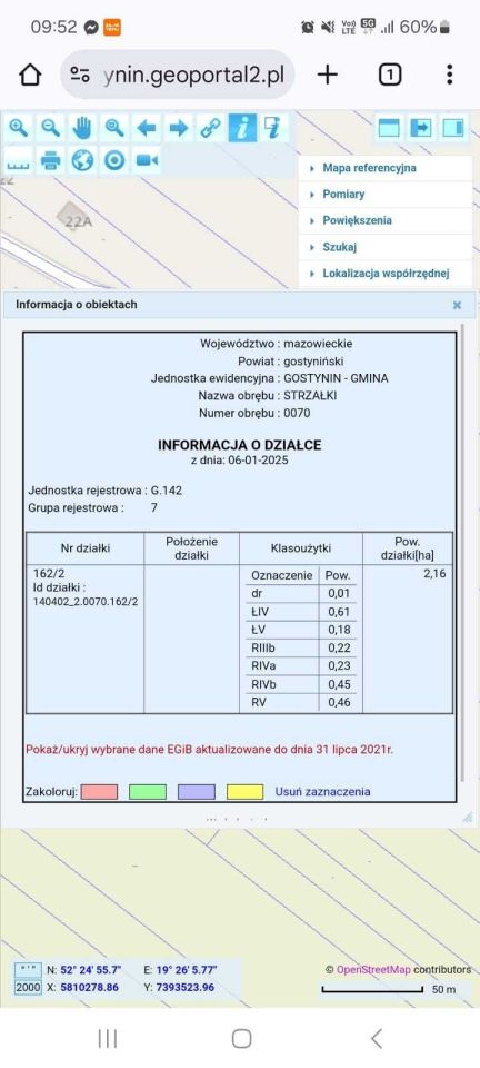 Działka budowlana Strzałki. Zdjęcie 2