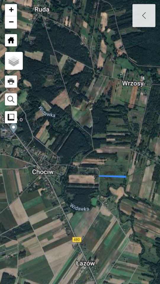 Działka rolna Chociw
