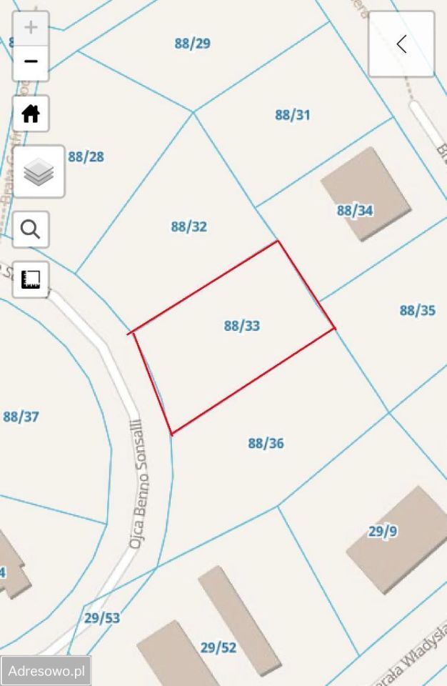 Działka budowlana Nysa, ul. Ojca Benno Sonsalli. Zdjęcie 2