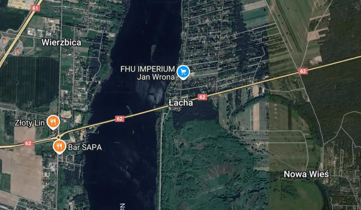 Działka budowlana Łacha