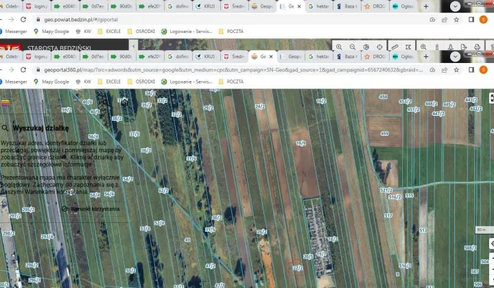 Działka rolna Brudzowice