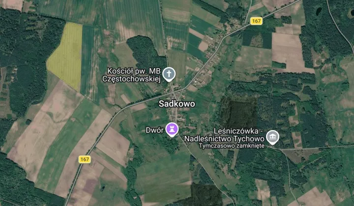 Działka rolna Sadkowo