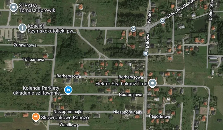 Działka rolna Białystok Dojlidy, ul. Milowa