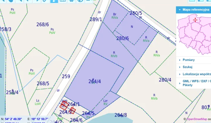 Działka budowlana Orle