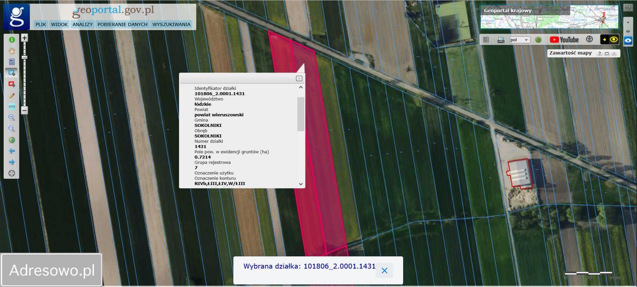 Działka inwestycyjna Sokolniki. Zdjęcie 6
