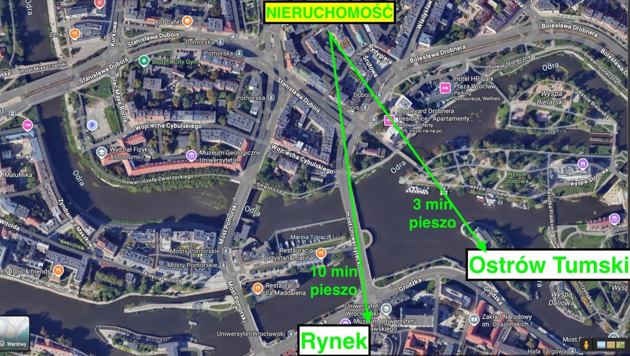 Mieszkanie 4-pokojowe Wrocław Śródmieście, ul. Henryka Brodatego. Zdjęcie 7