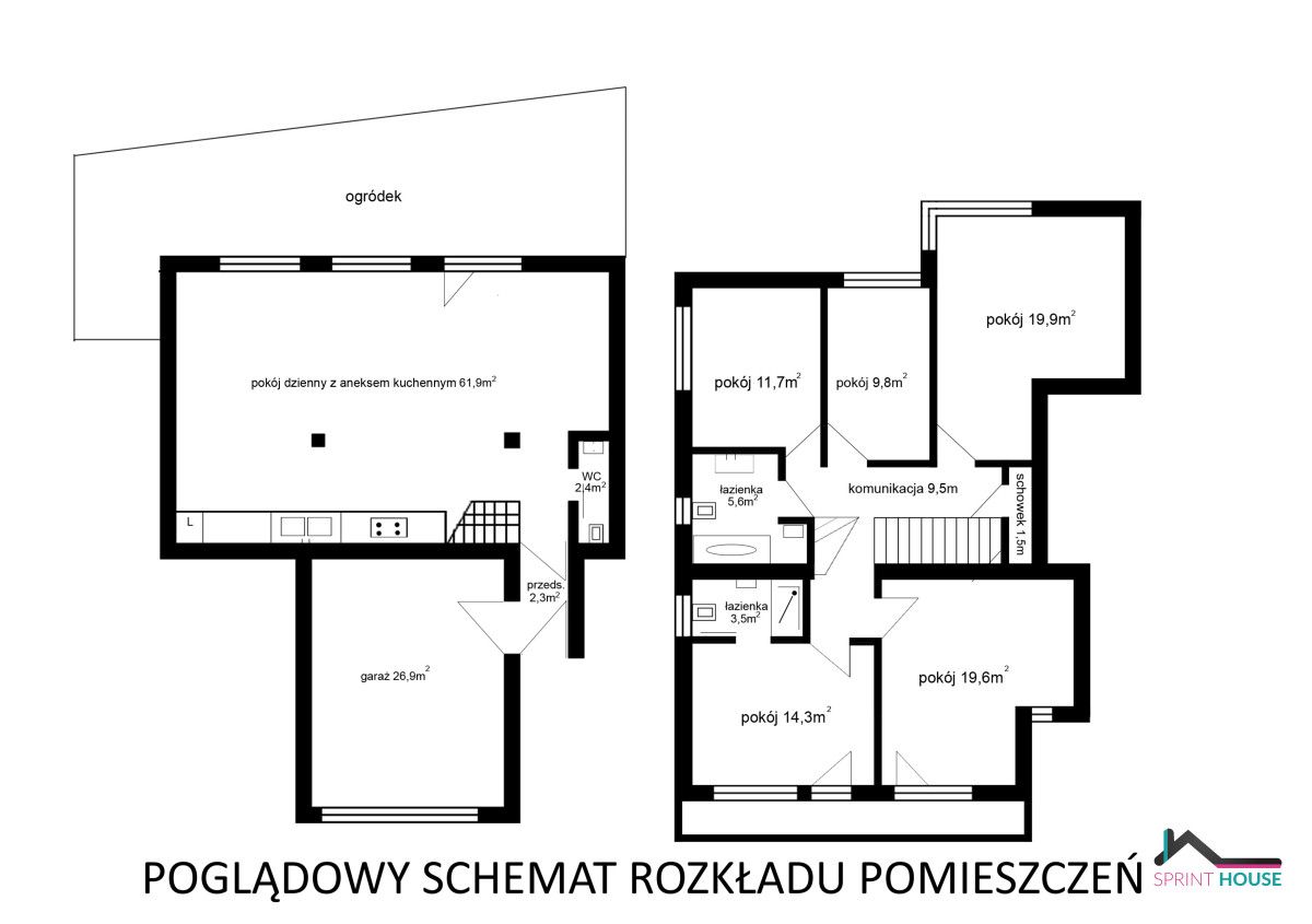 Mieszkanie 6-pokojowe Lesznowola, ul. Poprzeczna. Zdjęcie 20