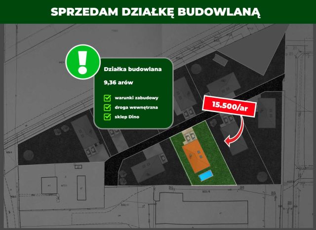 Działka budowlana Nisko, ul. Szklarniowa. Zdjęcie 1