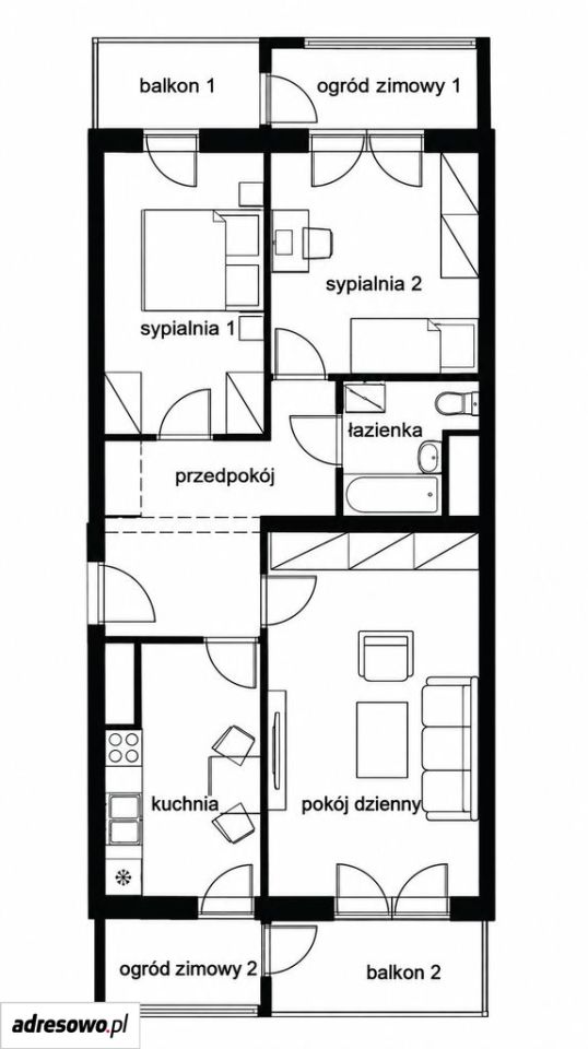 Mieszkanie 3-pokojowe Wrocław Stare Miasto, ul. Pochyła. Zdjęcie 18
